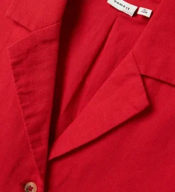 Name It Veste*Vest - NkfFalinnen - Kort - Chinese Red