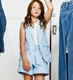 Name It Veste*Vest - NkfFalinnen - Chambray Blue
