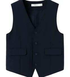 Veste|Juletøj-Name It Vest - NkmRiramel - Dark Sapphire