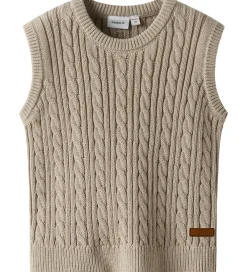 Name It Veste*Vest - Strik - NmmRoman - Island Fossil