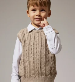 Name It Veste*Vest - Strik - NmmRoman - Island Fossil
