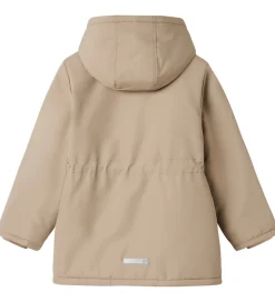 Vinterjakker-Name It Vinterjakke - NkfMarlow - Silver Mink