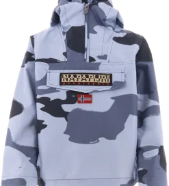 Napapijri Sommerjakker*Sommerjakke - Rainforest Anorak - Blue Camouflage