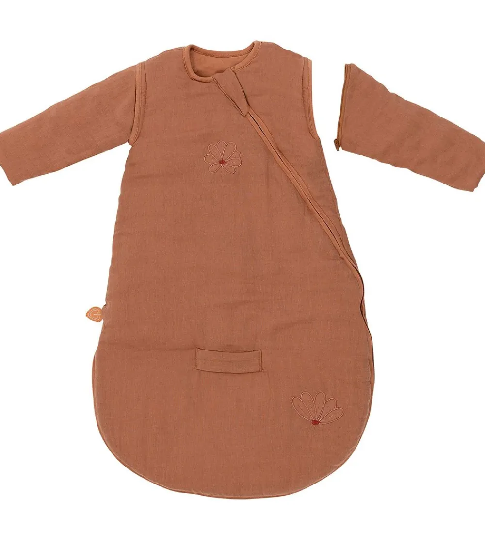 Nattou Soveposer*Sovepose m. Ærmer - 70 cm - Rust