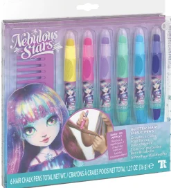 Nebulous Stars Hårstyling*Hårkridt - 6-pak - Glitter