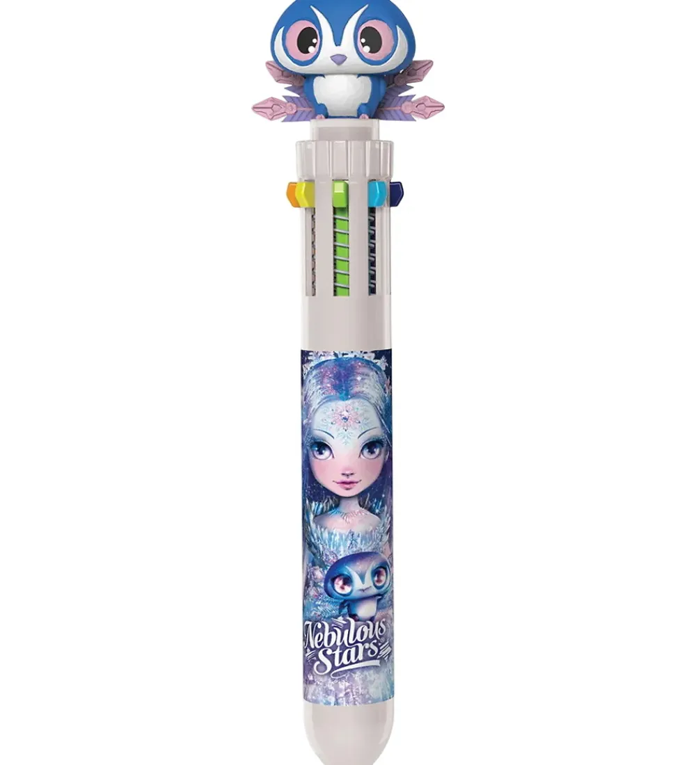 Skriveredskaber-Nebulous Stars Kuglepen - 10 Color Ballpoint - Assorteret
