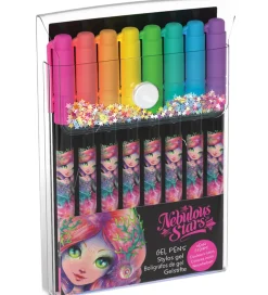 Nebulous Stars Skriveredskaber*Kuglepenne - Gel - 8 stk. - Neon