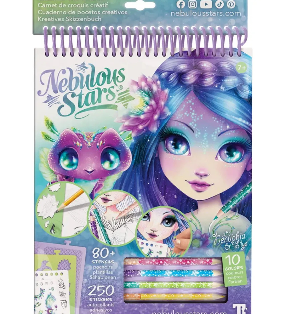 Nebulous Stars Malebog|Kreasæt*Tegnesæt - Creative Sketchbook - Nenuphia