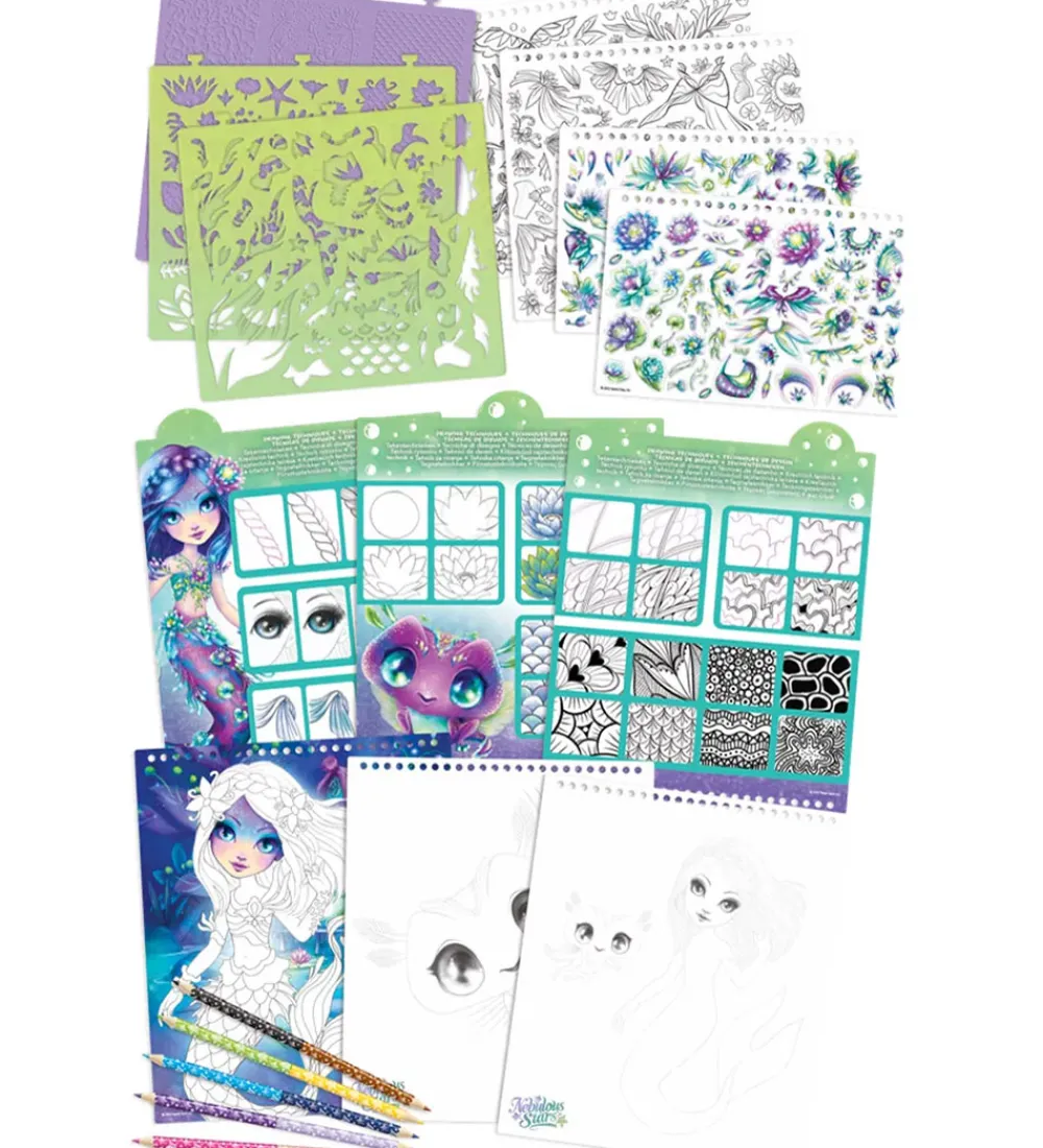 Nebulous Stars Malebog|Kreasæt*Tegnesæt - Creative Sketchbook - Nenuphia