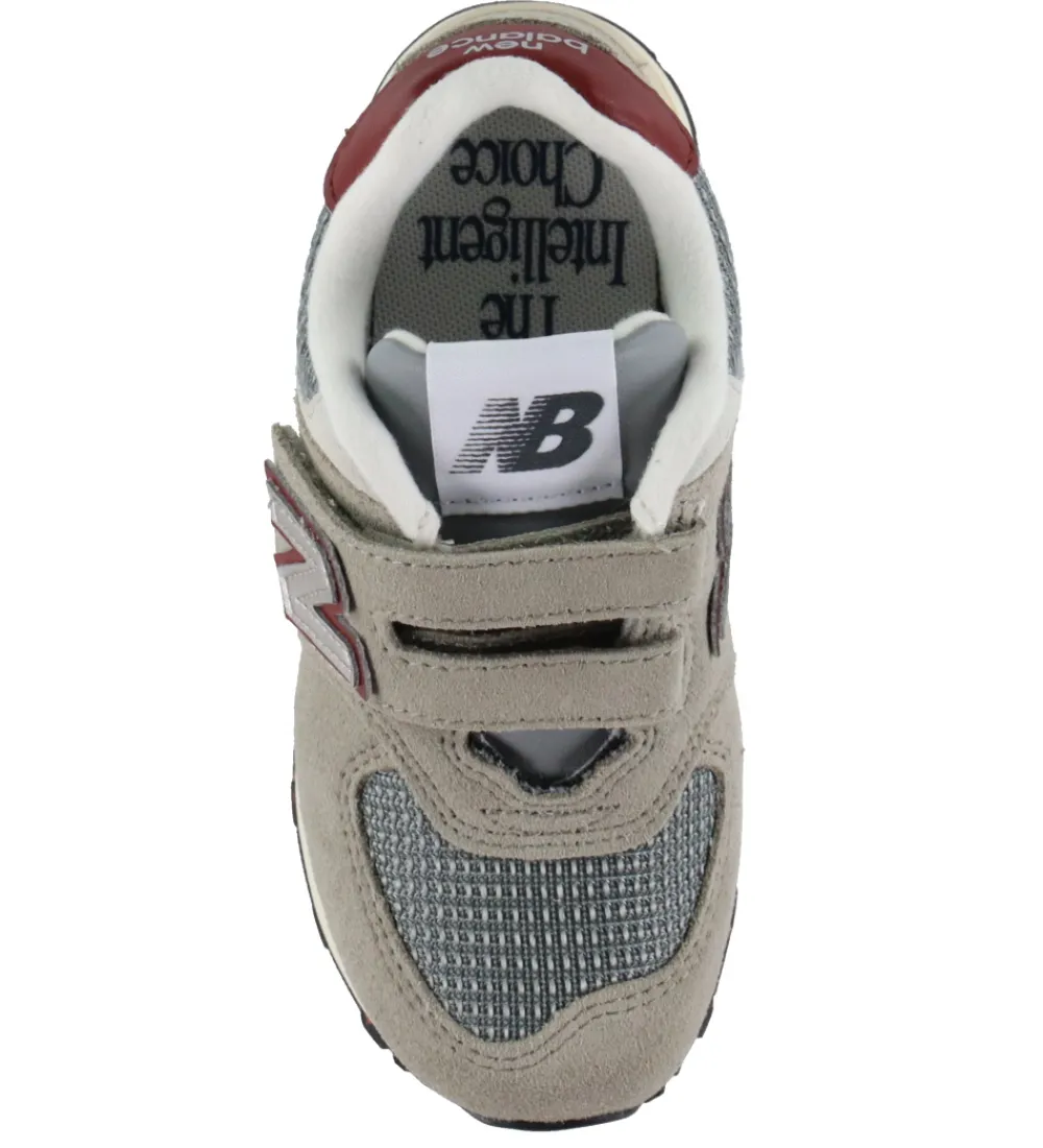 Sneakers|Børnesko Og Babysko-New Balance Sko - 574 - Arid Stone/Monarch Burgundy
