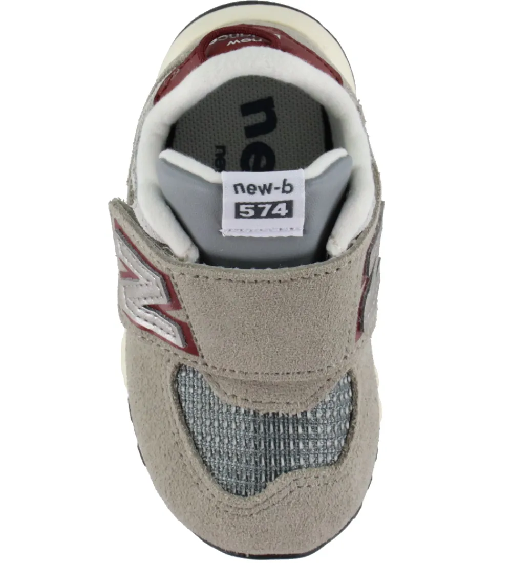 New Balance Sneakers|Børnesko Og Babysko*Sko - 574 - Arid Stone/Monarch Burgundy