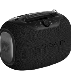 N-Gear Musikinstrumenter|Højtalere*Højtaler med 2 Mikrofoner - Wireless - NRG600 - Sort