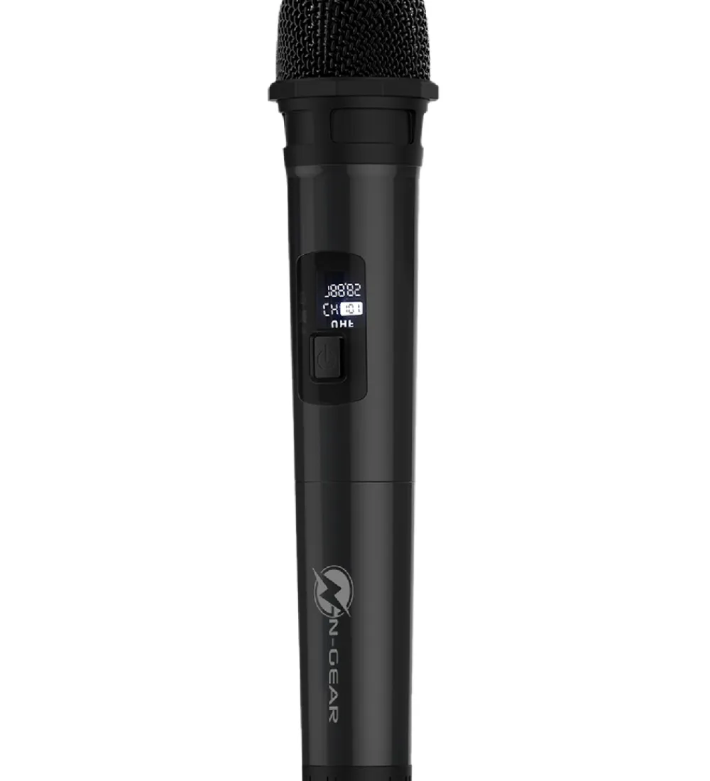 Musikinstrumenter|Højtalere-N-Gear Højtaler med Mikrofon - Wireless - NRG500 - Sort