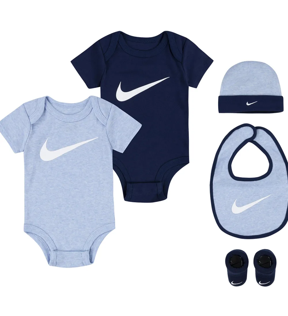 Nike Savlesmække*Gaveæske - Body k/æ/Futter/Hue/Savlesmæk - Blå