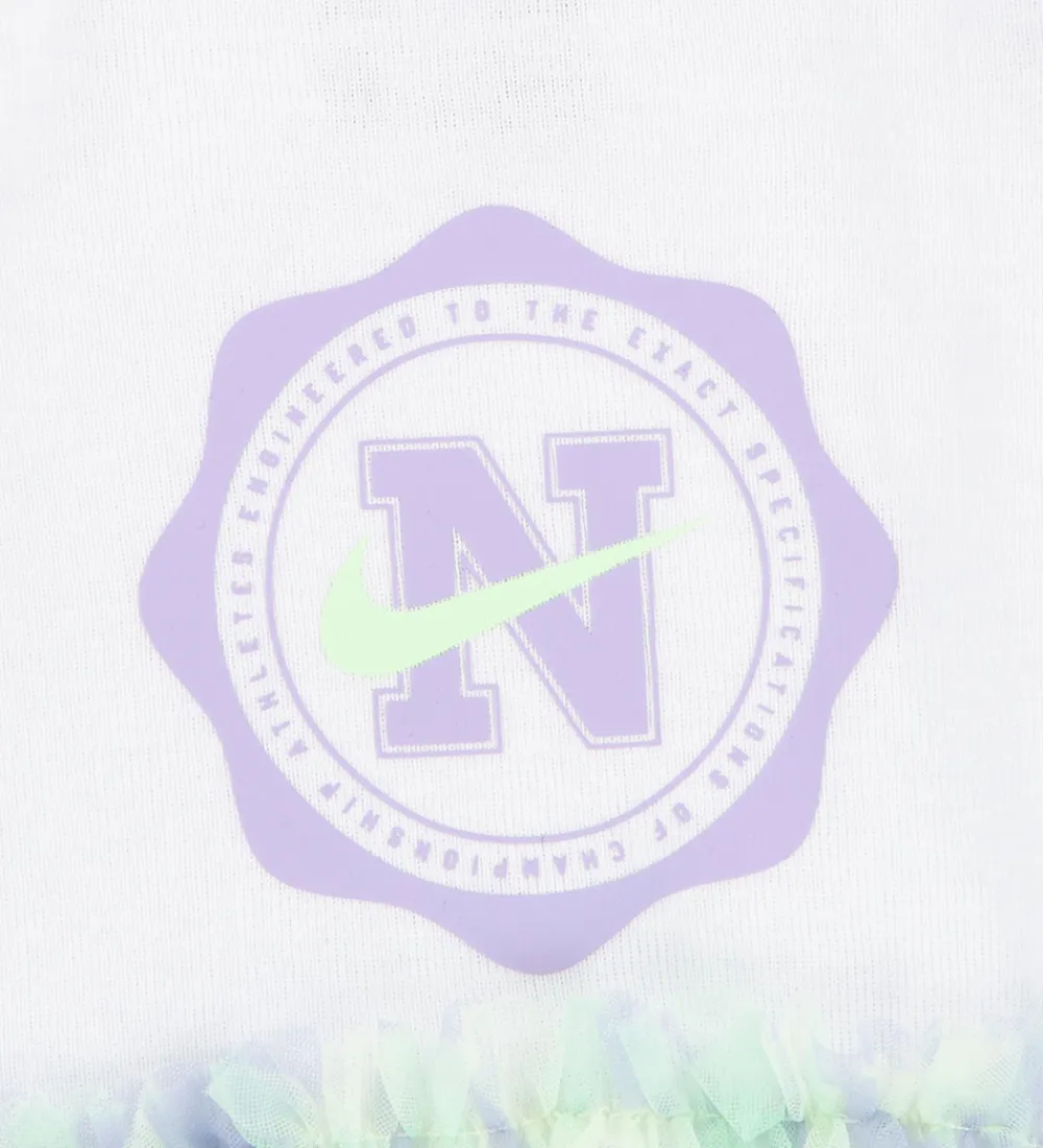 Nike Hårbånd*Gaveæske - Hårbånd/Body k/æ - Hvid/Lilla/Lime