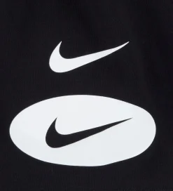 Gymnastiktøj-Nike Shortssæt - T-shirt/Shorts - Swoosh - Sort/Grå