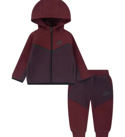 Nike Sweatshirts*Sæt - Fleece - Team Red/Burgundt Crush