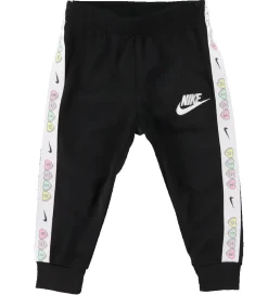 Gymnastiktøj-Nike Træningssæt - Cardigan/Bukser - Taping - Sort