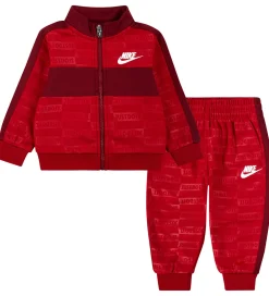 Træningssæt-Nike Træningssæt - Cardigan/Bukser - Gym Red