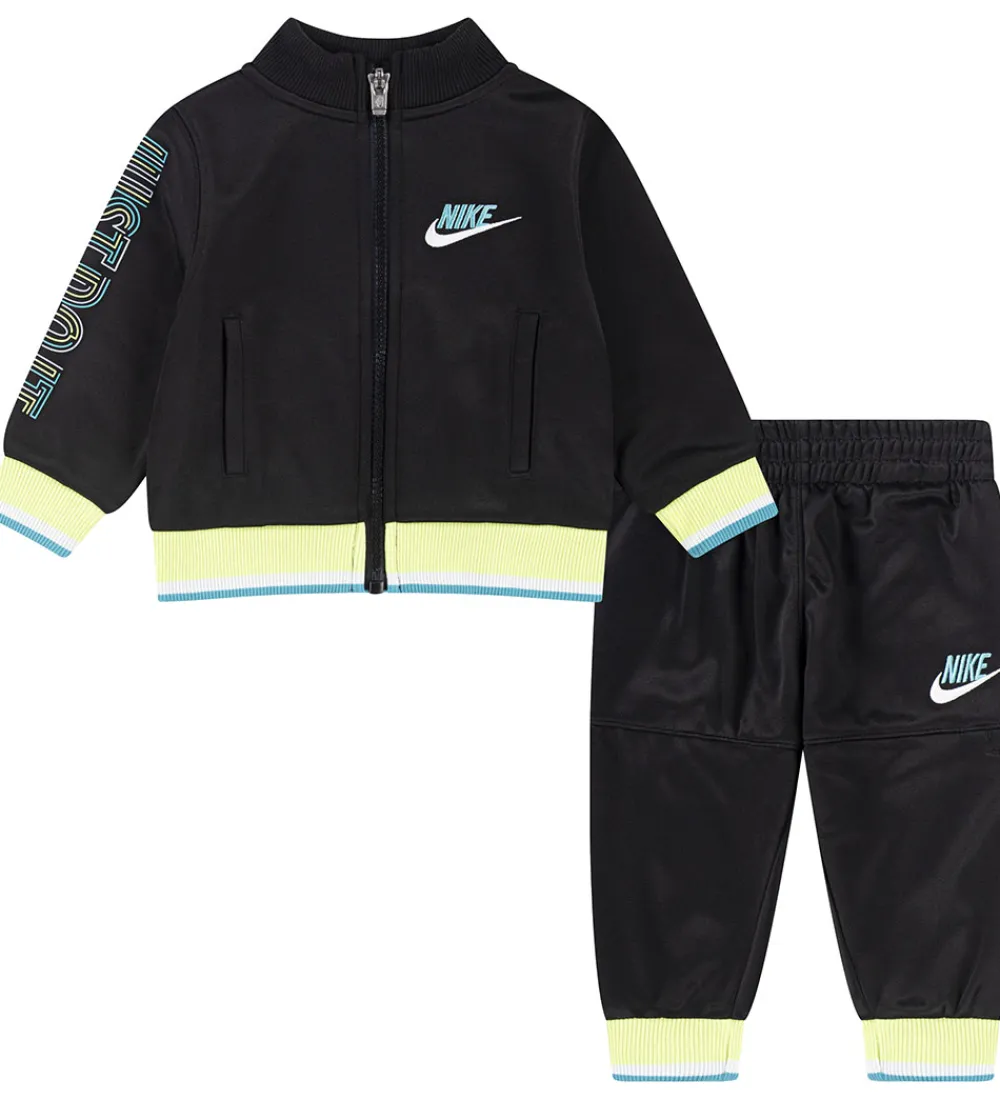 Træningssæt-Nike Træningssæt - Cardigan/Bukser - Sort