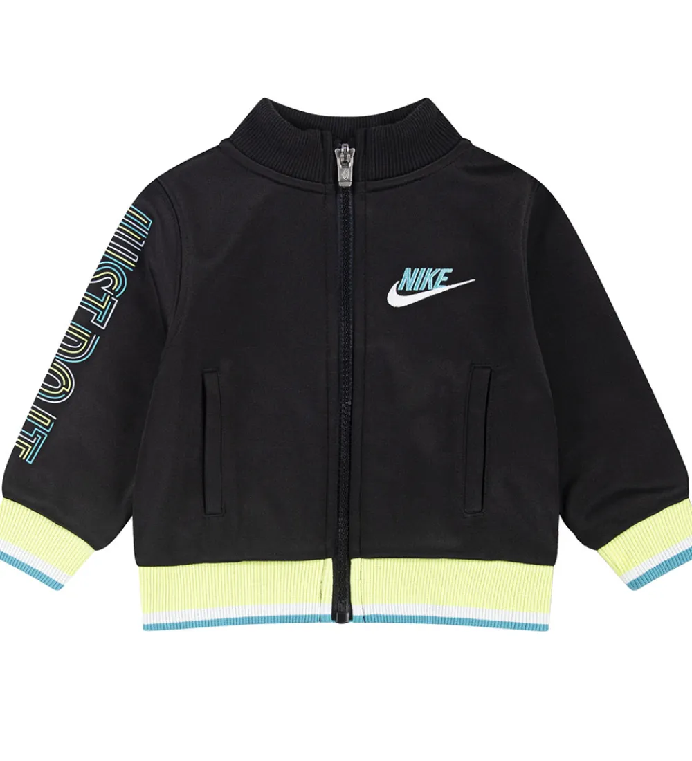 Træningssæt-Nike Træningssæt - Cardigan/Bukser - Sort