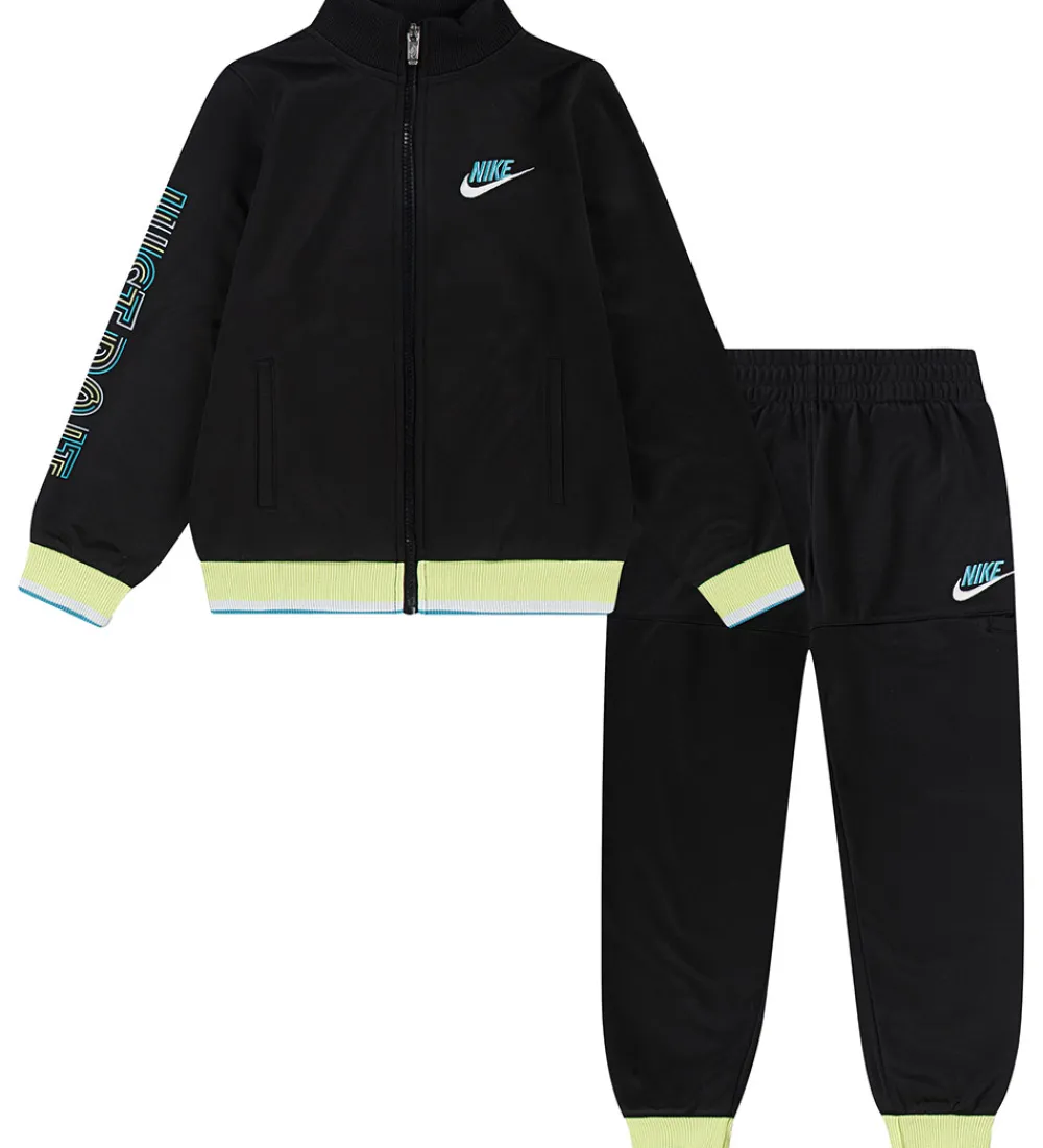 Træningssæt-Nike Træningssæt - Cardigan/Bukser - Sort
