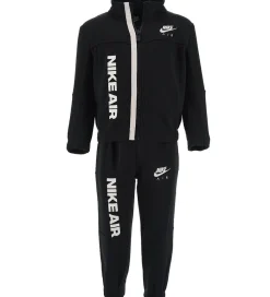 Nike Gymnastiktøj*Træningssæt - Cardigan/Bukser - Air - Sort