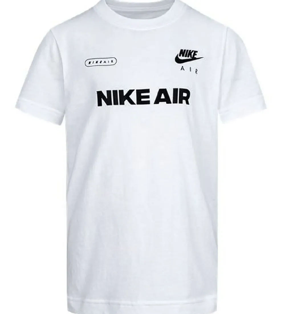 Nike Gymnastiktøj*T-shirt - Air - Hvid
