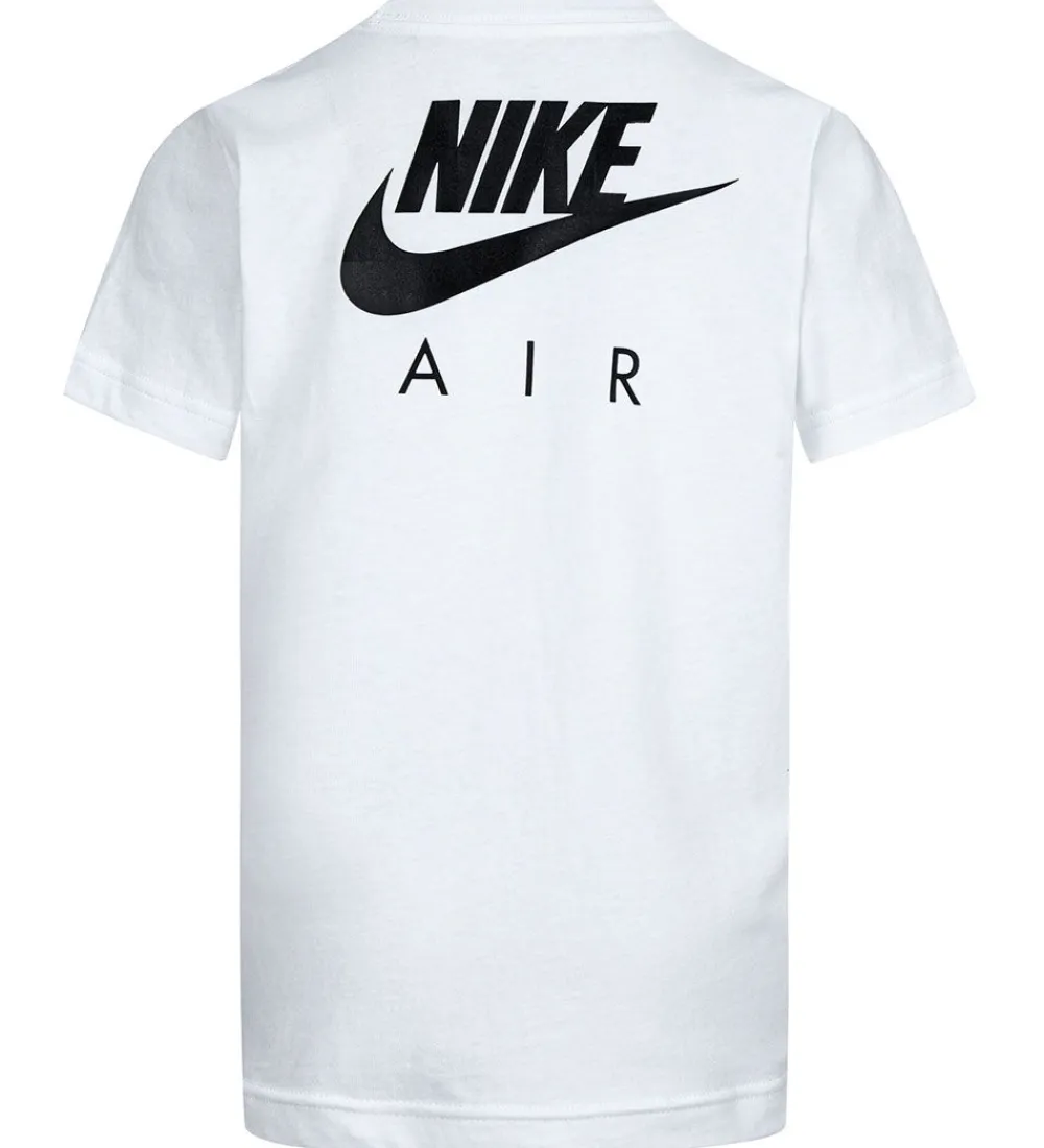 Nike Gymnastiktøj*T-shirt - Air - Hvid