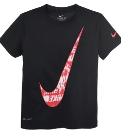 Nike Gymnastiktøj*T-shirt - Dri-Fit - Sort