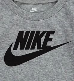 Gymnastiktøj-Nike T-shirt - Futura - Dark Grey Heather