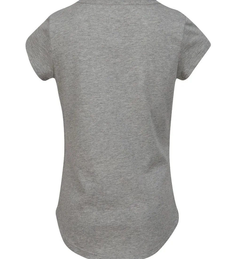 Nike Gymnastiktøj*T-shirt - Futura - Dark Grey Heather