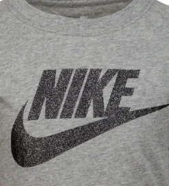 Nike Gymnastiktøj*T-shirt - Futura - Dark Grey Heather