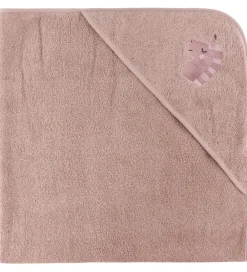 Nørgaard Madsens Babyhåndklæde- Og Poncho|Håndklæder*Babyhåndklæde - 100x100 cm - Rosa m. Enhjørning