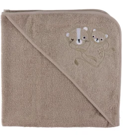 Nørgaard Madsens Babyhåndklæde- Og Poncho|Håndklæder*Badeslag - 75x75 cm - Atmosphere m. Løver