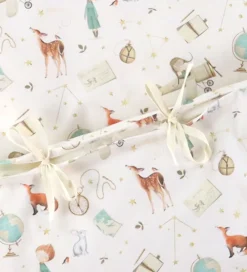 Sengetøj-Nørgaard Madsens Sengetøj - Baby - Off White m. Videnskabsfolk