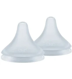 Sutteflasker|Amning-Nuk Flaskesutter - 2-pak - Perfect Match - Silikone