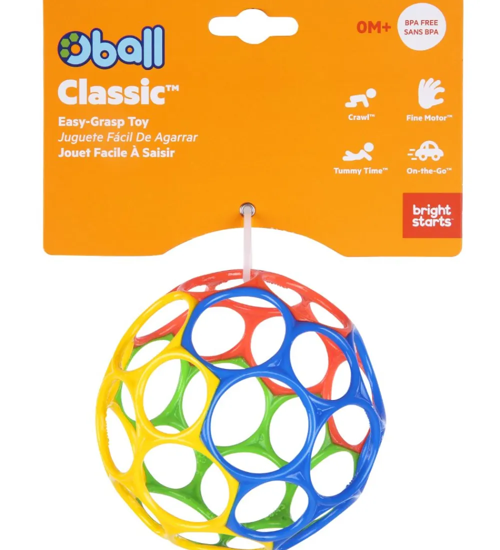 Bolde-Oball Classic Bold - 8 cm - Blå/Grøn/Rød/Gul