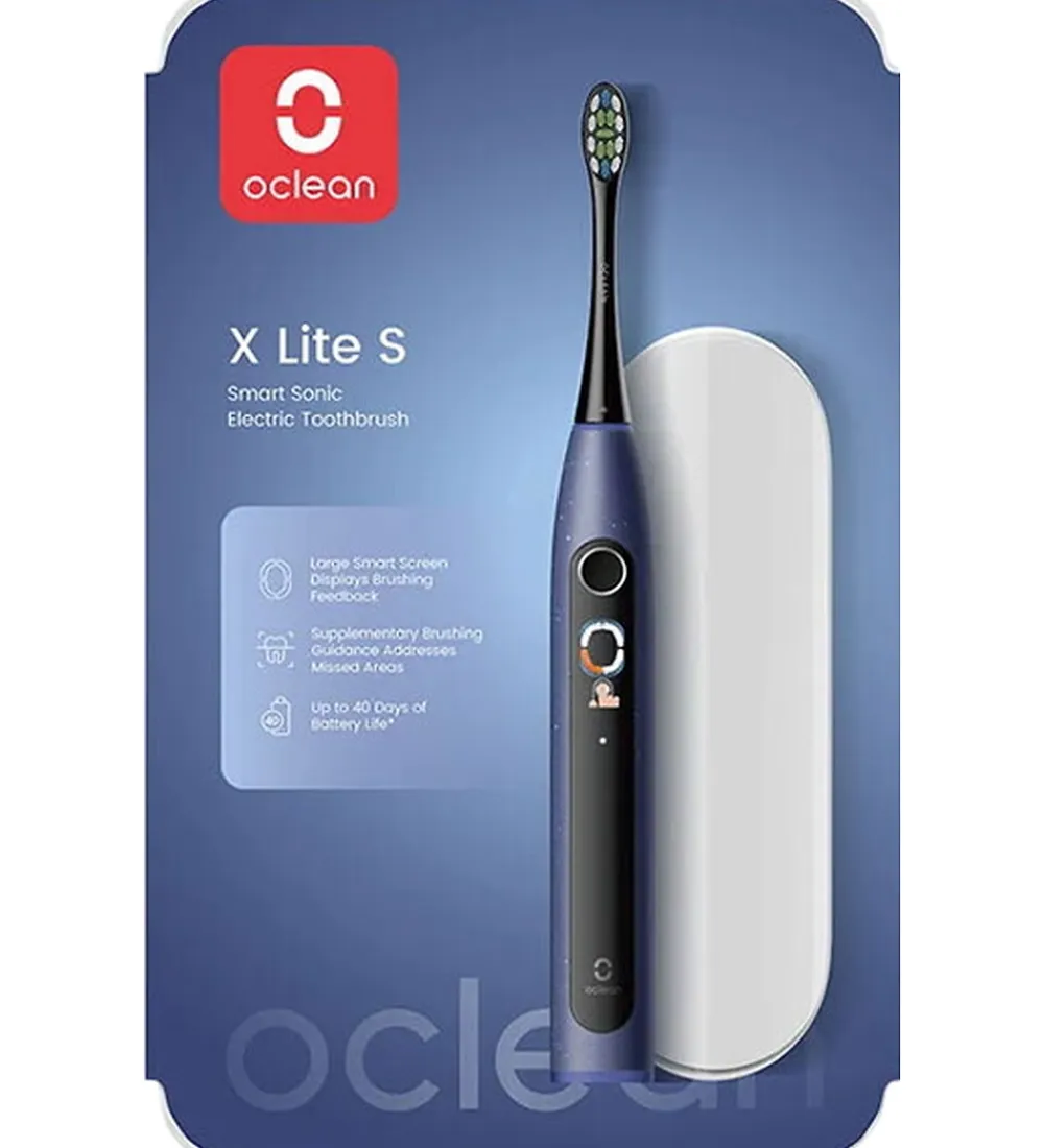 Tandbørster|Pleje- Og Toiletartikler-OCLEAN Elektrisk Tandbørste - X Lite S - Blå