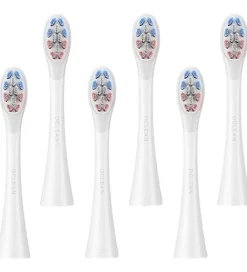 Tandbørster|Pleje- Og Toiletartikler-OCLEAN Tandbørste-hoveder - Delicate Care - 6-pak - Hvid