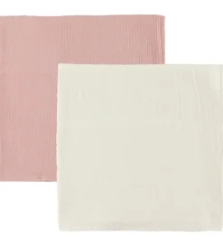 Stofbleer|Pusletid-Ooh Noo Stofbleer - 2-pak - 65x65 cm - Ivory & Blush