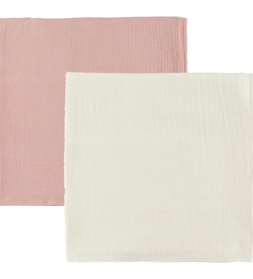 Stofbleer|Pusletid-Ooh Noo Stofbleer - 2-pak - 65x65 cm - Ivory & Blush
