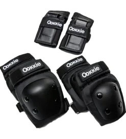 Ookkie Rulleskøjter|Rulleskøjter*Beskyttelsessæt - Safety Pads x-small - Sort