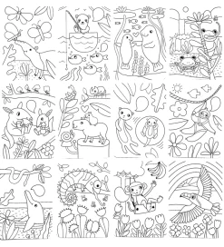 Malebog-Ooly Maleark - Undercover Art - 12 Stk. - Rainforest Fun