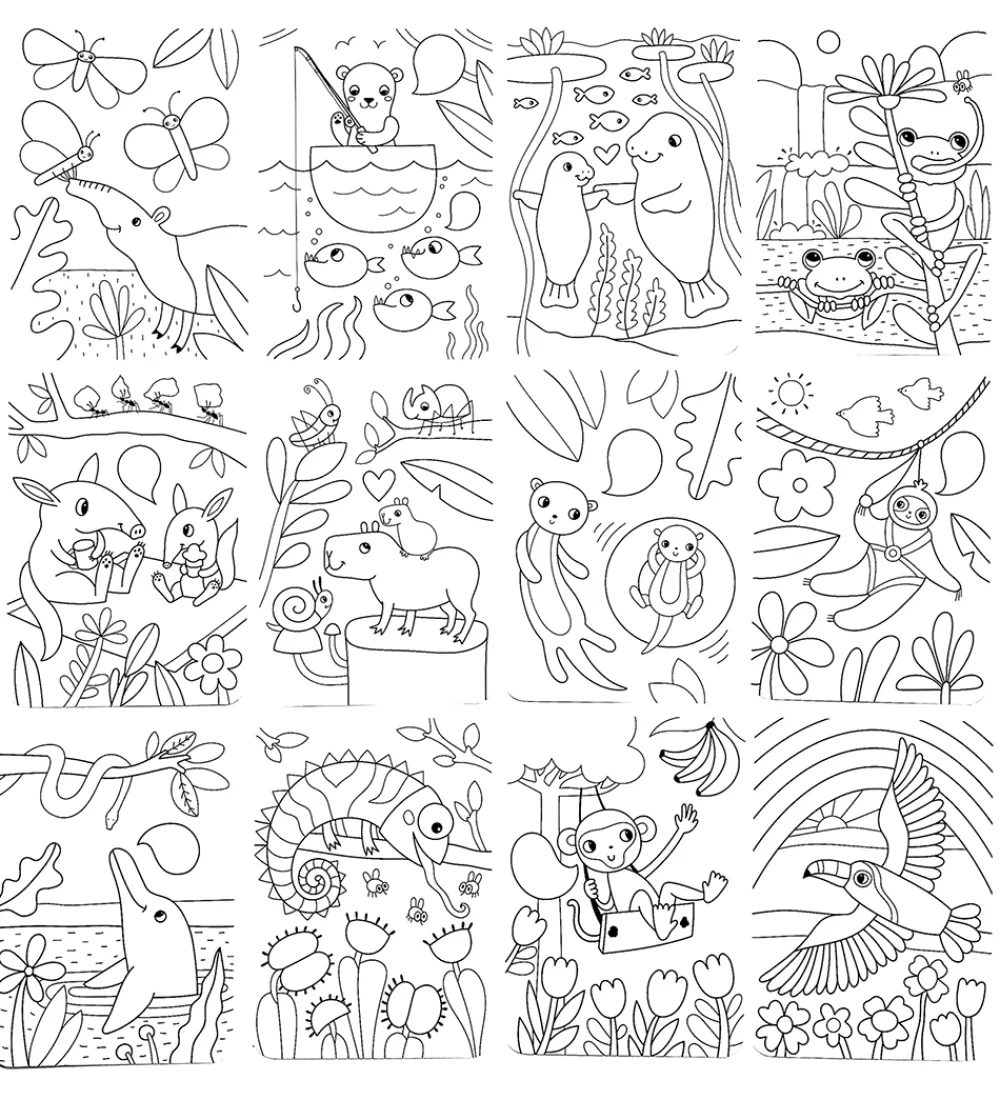 Malebog-Ooly Maleark - Undercover Art - 12 Stk. - Rainforest Fun