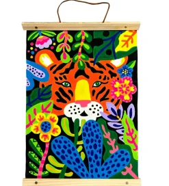 Maling-Ooly Malesæt - Paint By Number Canvas Kit - Tiger Eyes