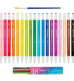 Maling-Ooly Vandfarvepen - Chroma Blends - Genopfyldelige - 18 Stk - Mu