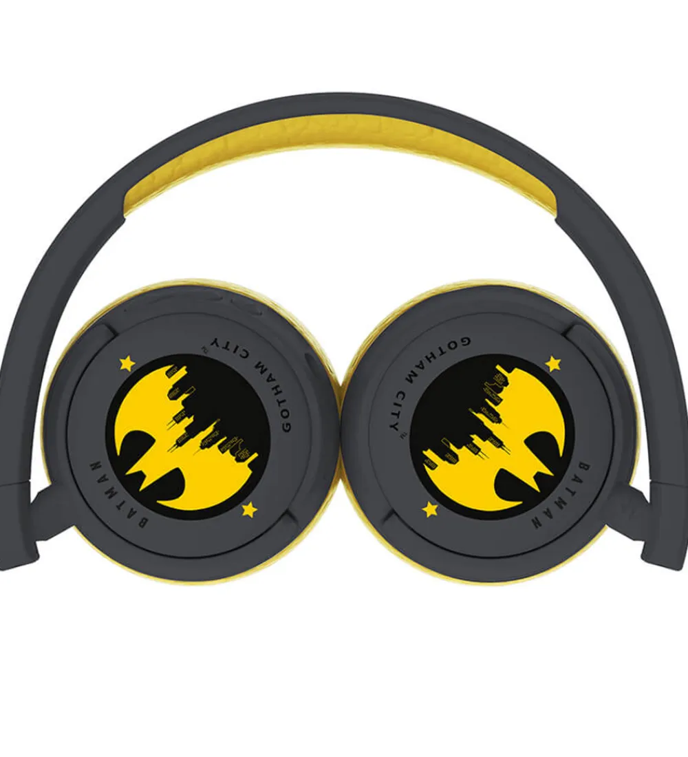OTL Høretelefoner*Høretelefoner - Batman - On-Ear Junior - Wireless - Sort/Gul