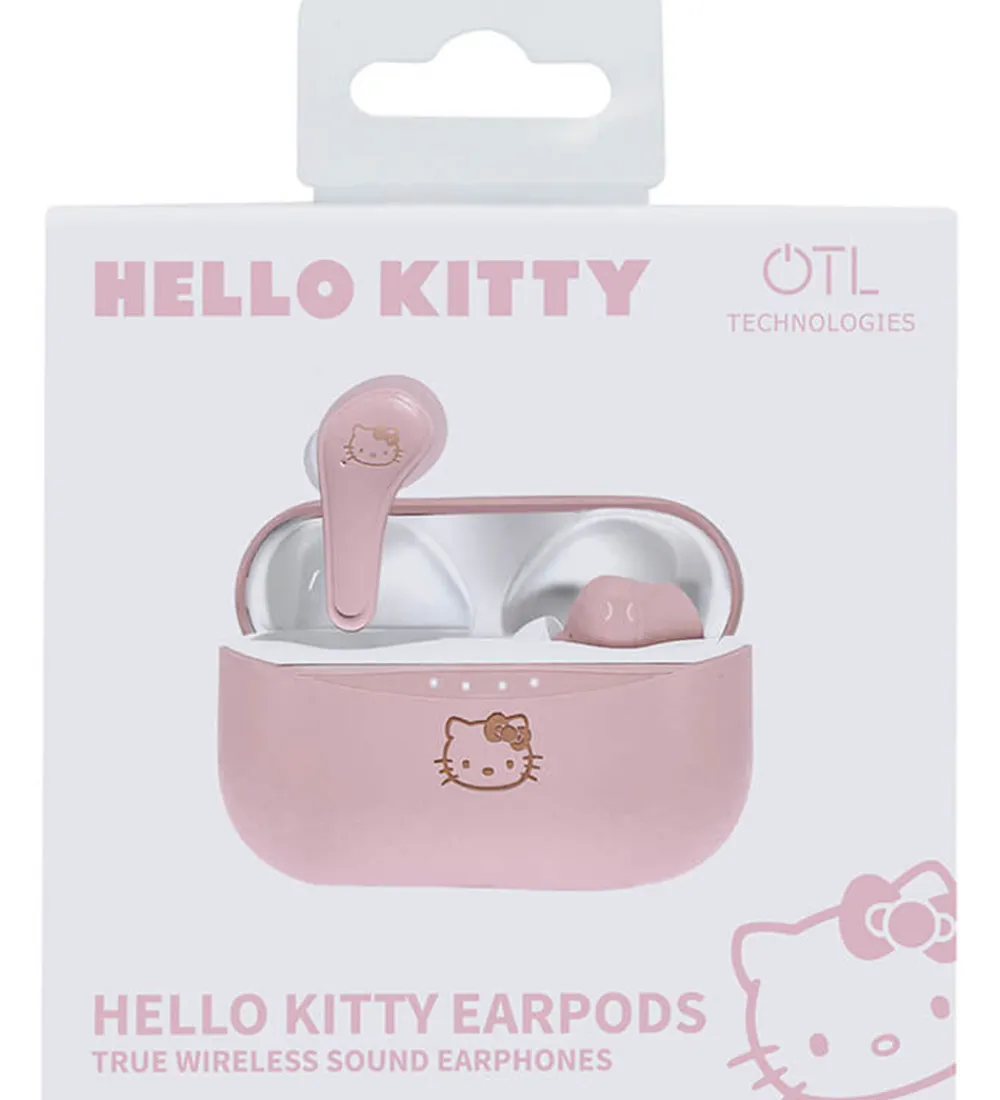 Høretelefoner-OTL Høretelefoner - Hello Kitty - TWS - In-Ear - Rosa