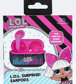 Høretelefoner-OTL Høretelefoner - LOL - TWS - In-Ear - Sort/Pink